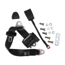 Sicherheitsgurt VW Käfer / Karmann Ghia schwarz Mit E-Prüfzeichen vergl. 111898149A
